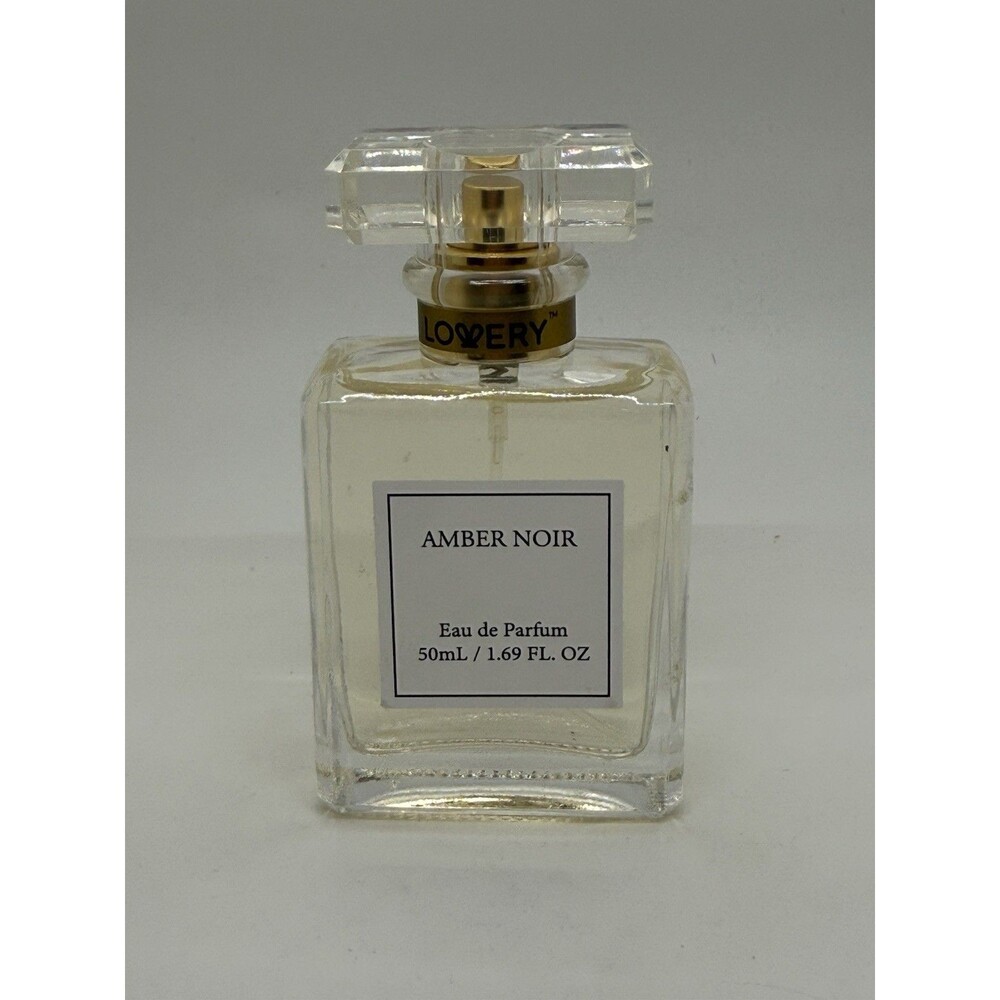 Lovery Amber Noir Eau de Parfum 50mL 1.69 Floz top notes of lime and apple New
